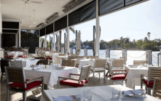 Miraggio Italian Restaurant Pompano Beach - outside dining area