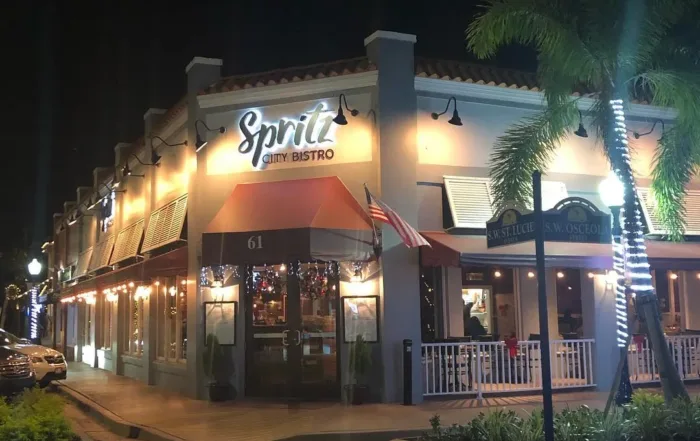 The Front entrance to the restaurant