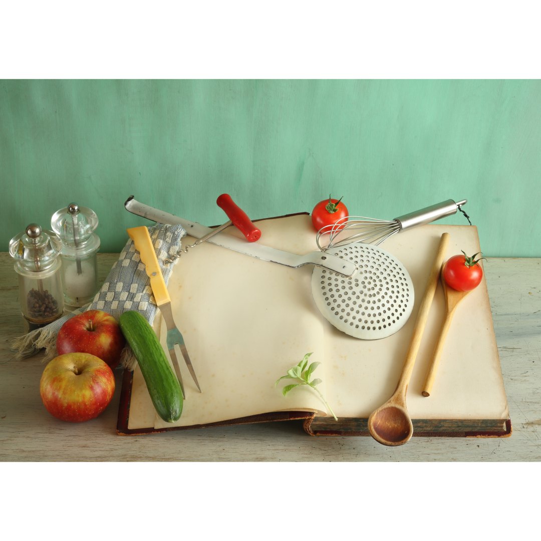 Blank Book and Kitchen Gadgets