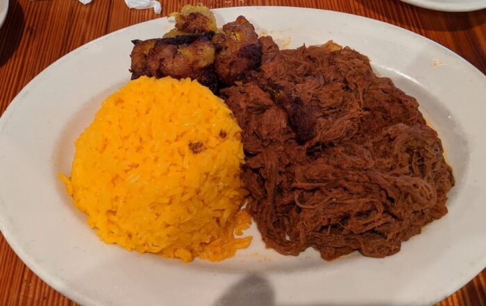 Ropa Vieja and yellow rice
