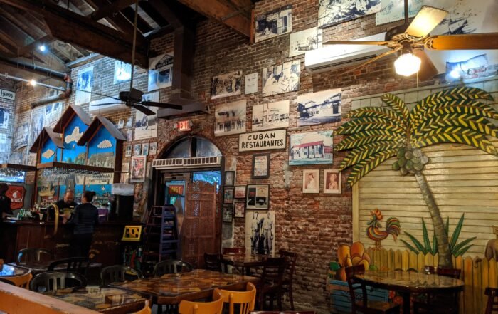 The walls of el Meson De Pepe