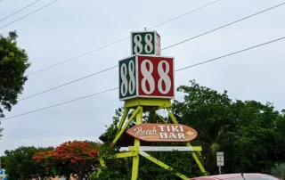 Roadside Bouy for Marker 88 restaurant