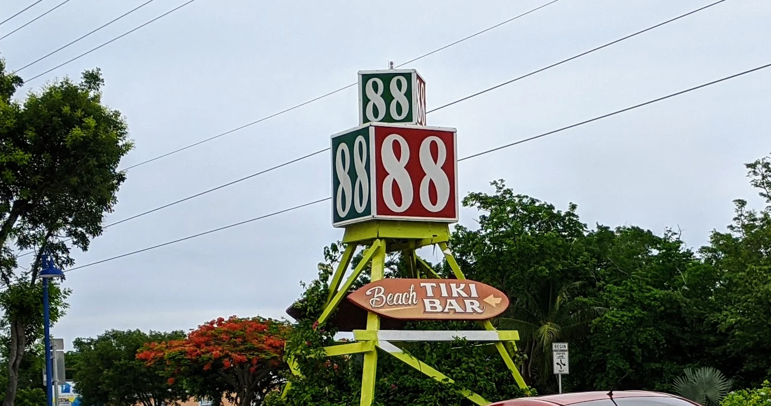 Roadside Bouy for Marker 88 restaurant
