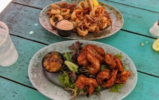Fried shrimp and Calamari