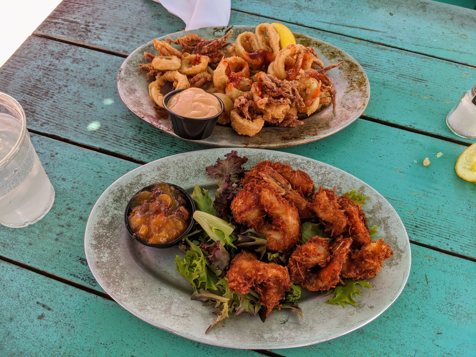 Fried shrimp and Calamari