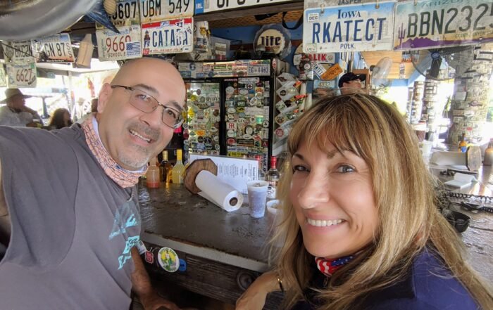 Dan and Doris at the Bar