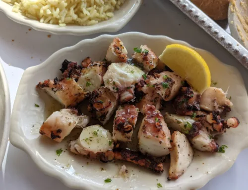 Greek Islands Taverna: Line Up for Lamb Chops and Legendary Taramasalata