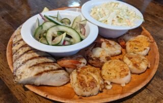 Grilled Shrimp Mahi Mahi and Scallops