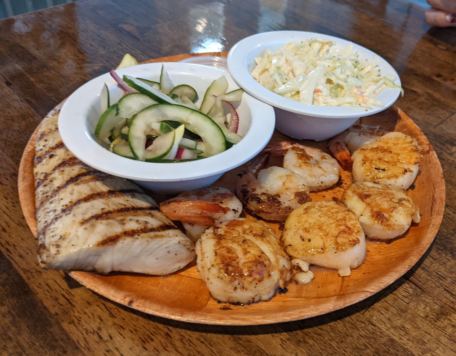 Grilled Shrimp Mahi Mahi and Scallops