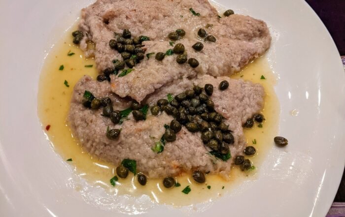 Chicken picatta with Capers