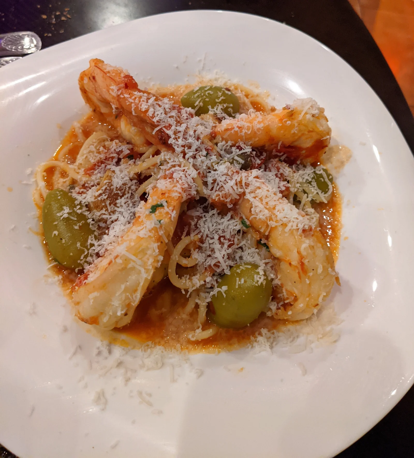 Shrimp Fra Diable made with 4- U10 Shrimp