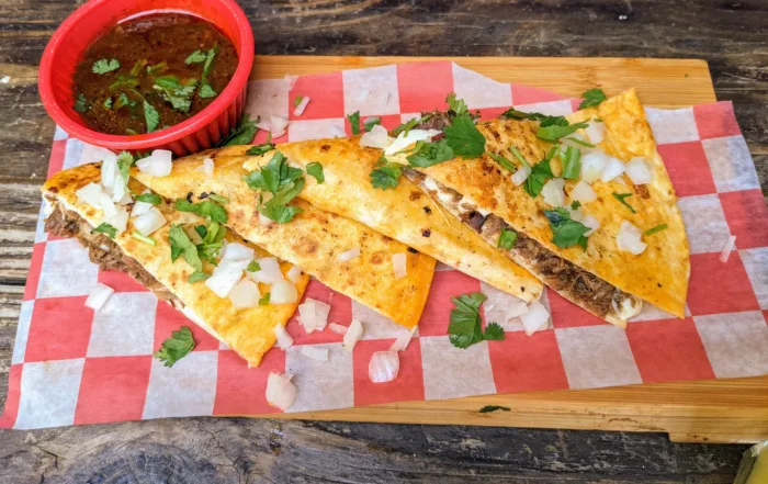 Birria Quesadilla and connsume