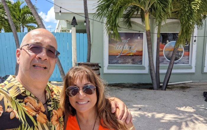 Dan & Doris in front of lazy days south