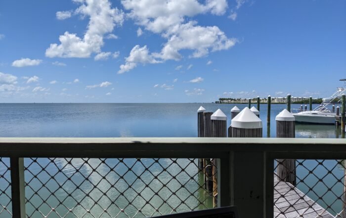 View of the ocean