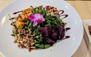 Beet Salad (red & gold beets, manouri cheese, walnuts)