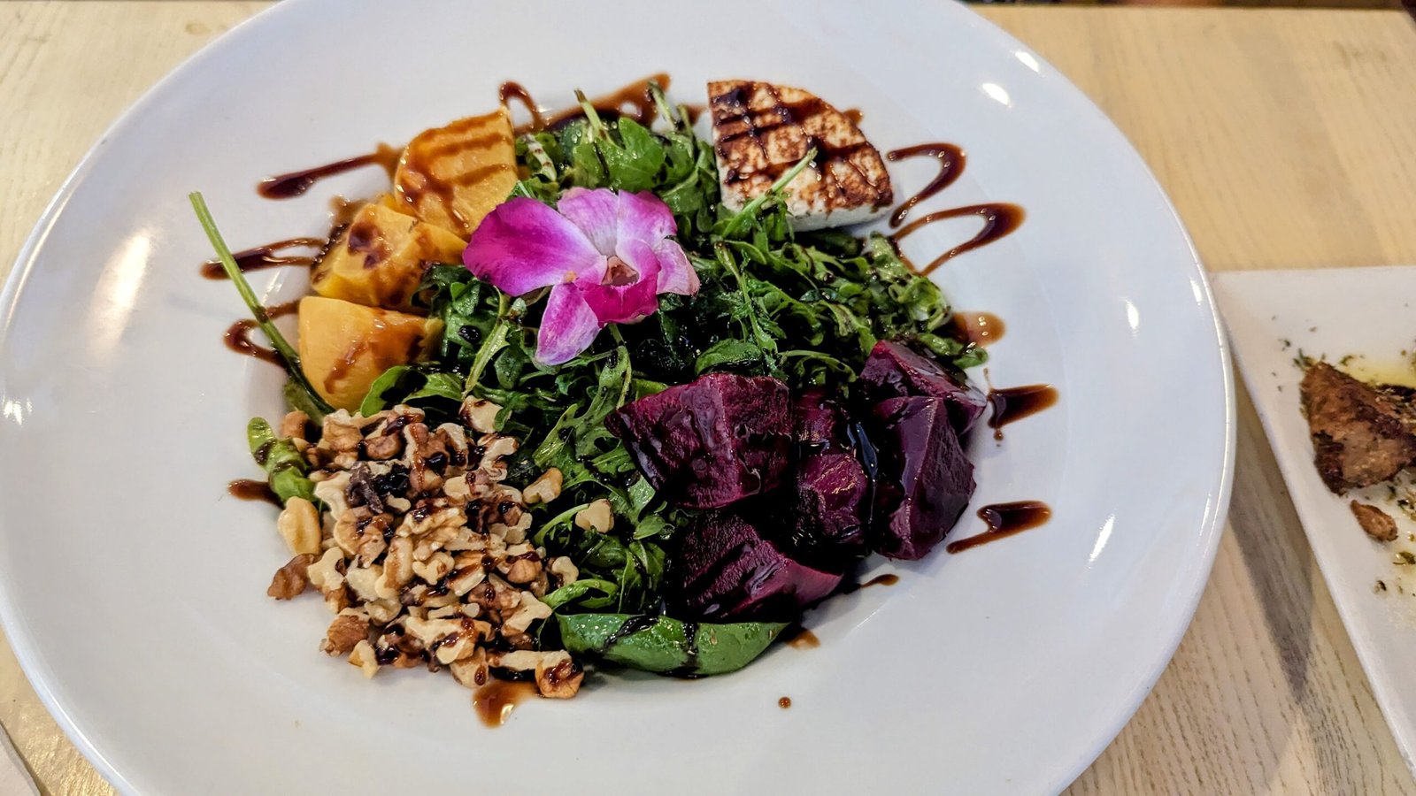 Beet Salad (red & gold beets, manouri cheese, walnuts)