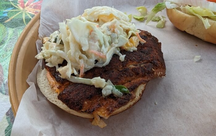Blacken Mahi Sandwich