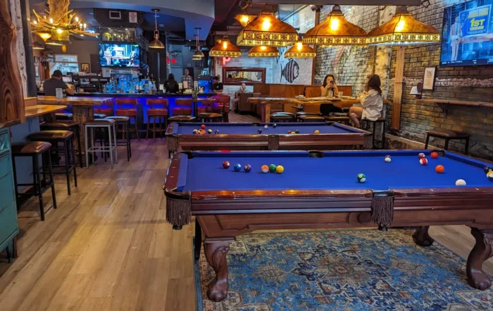 Billiard Table in the lounge area