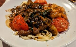 Filet and shrimjp marsala