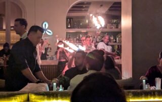 Fire dancer entertainment