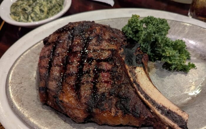 Cowboy Cut Grilled Prime Rib