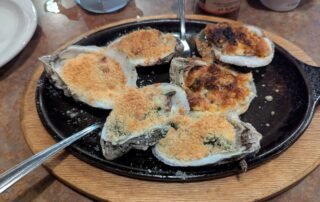 6 Oyster baked 3 ways