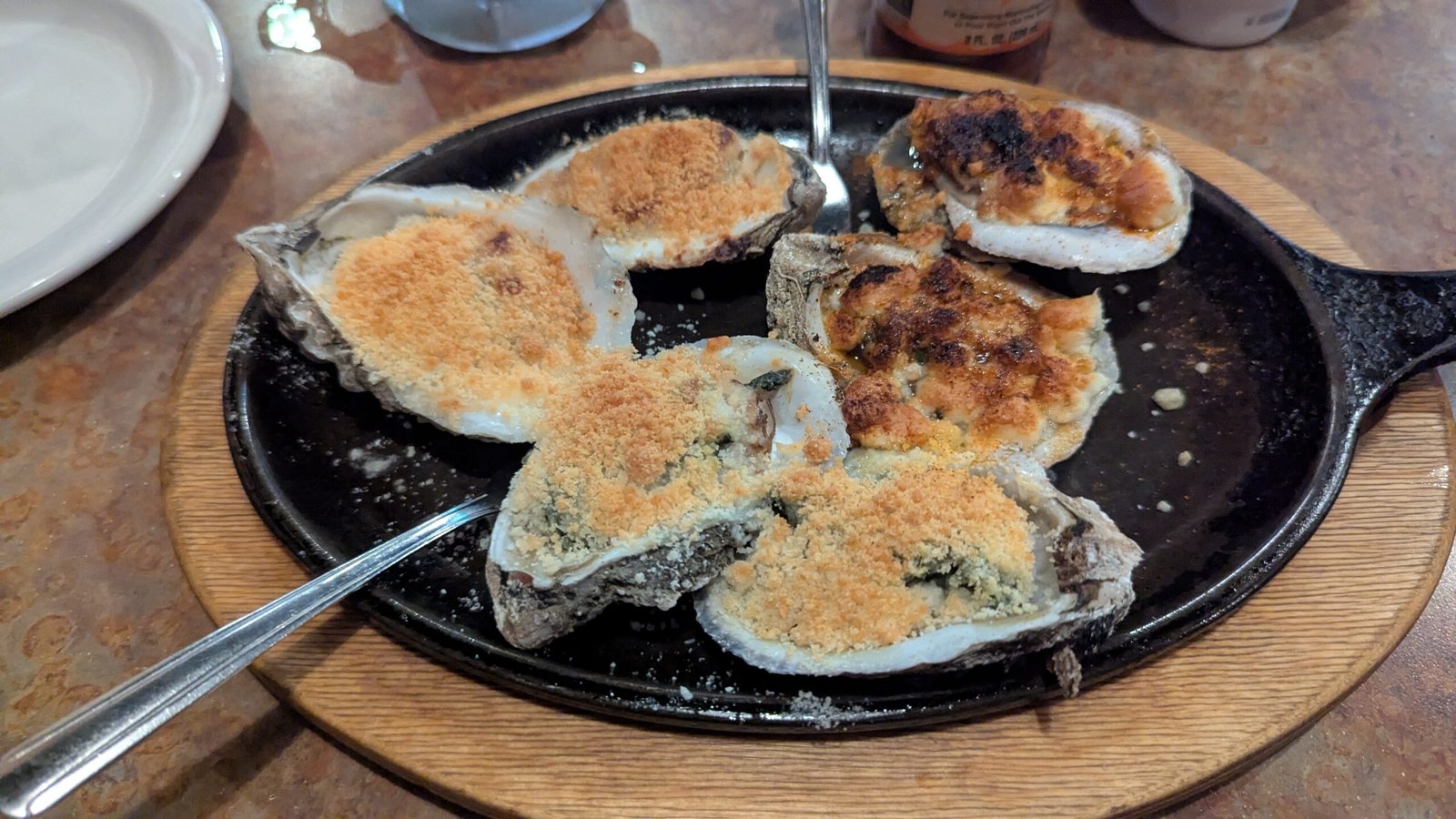 6 Oyster baked 3 ways