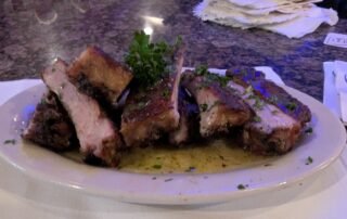 Grilled baby back ribs