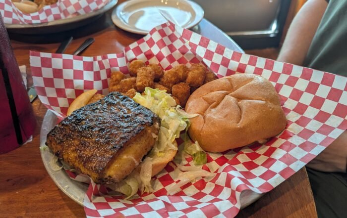 Blackened Grouper Sandwich