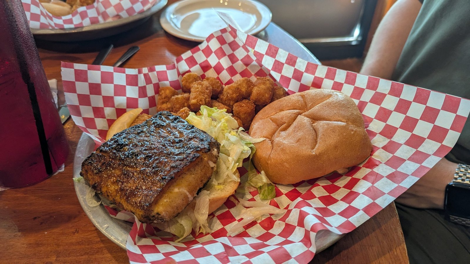 Blackened Grouper Sandwich