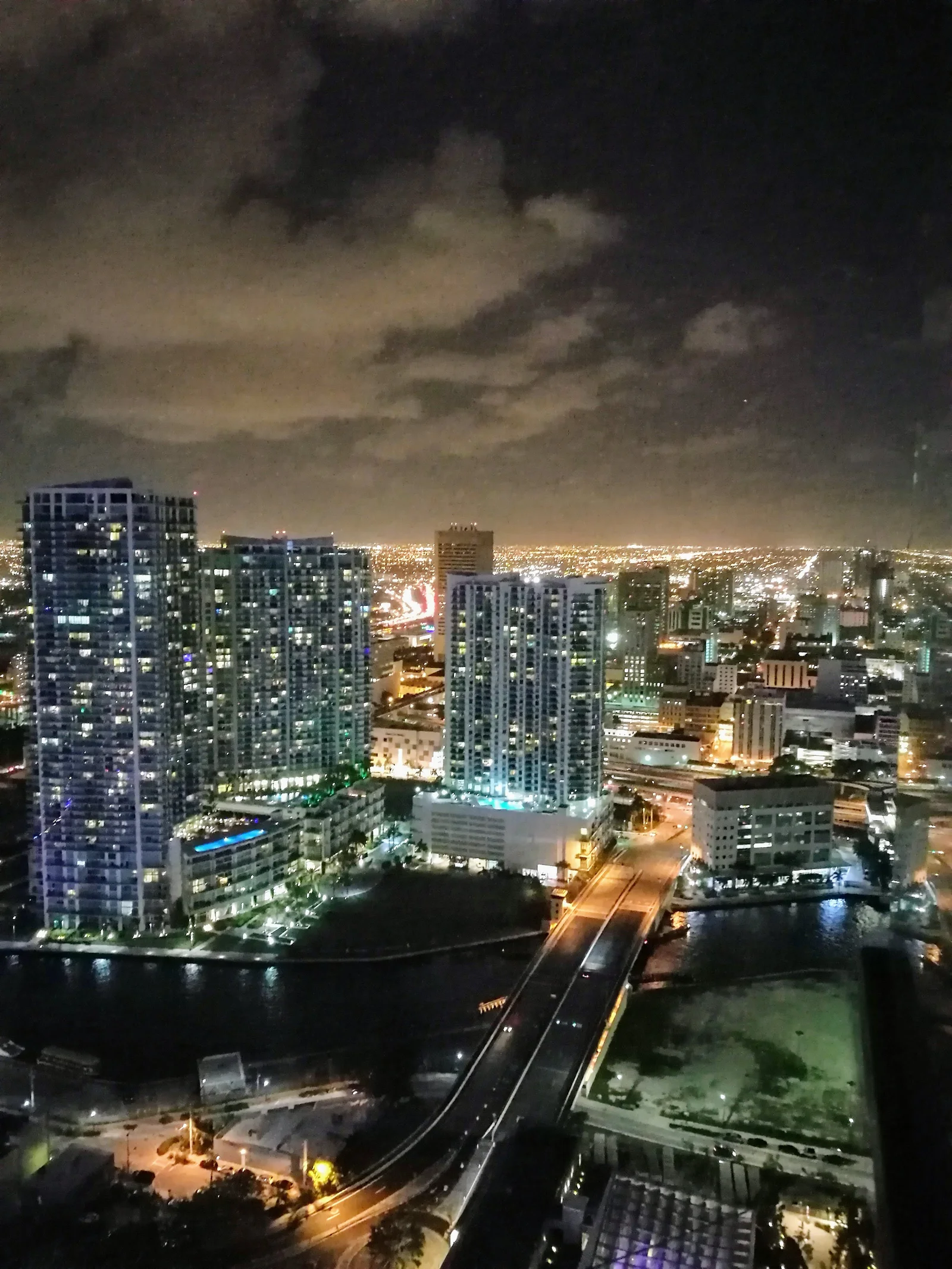 Miami Skyline view from Sugar restaurant atop East