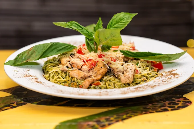 One of many dishes offered in kaya Rasta Pasta