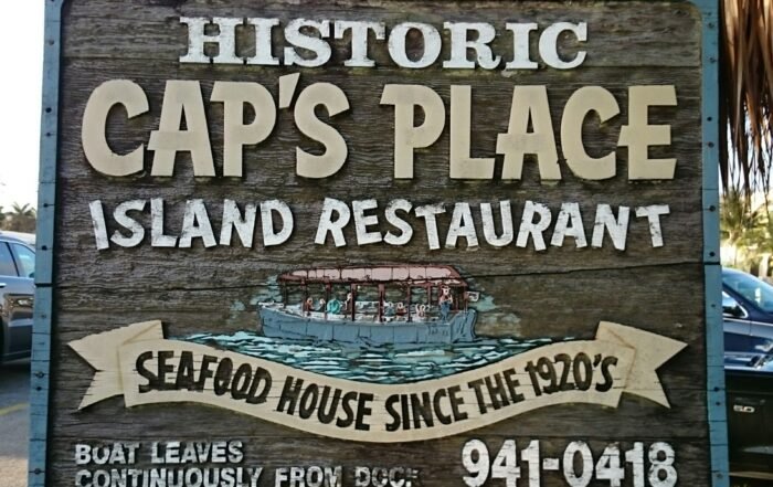 Cap's Place Sign