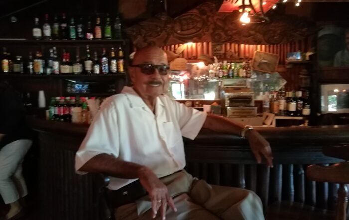 Dad at the bar
