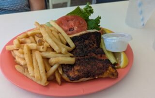 Blackend Grouper Sandwich