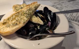 Drunken Mussels in White Sauce