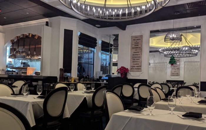 The main dining room