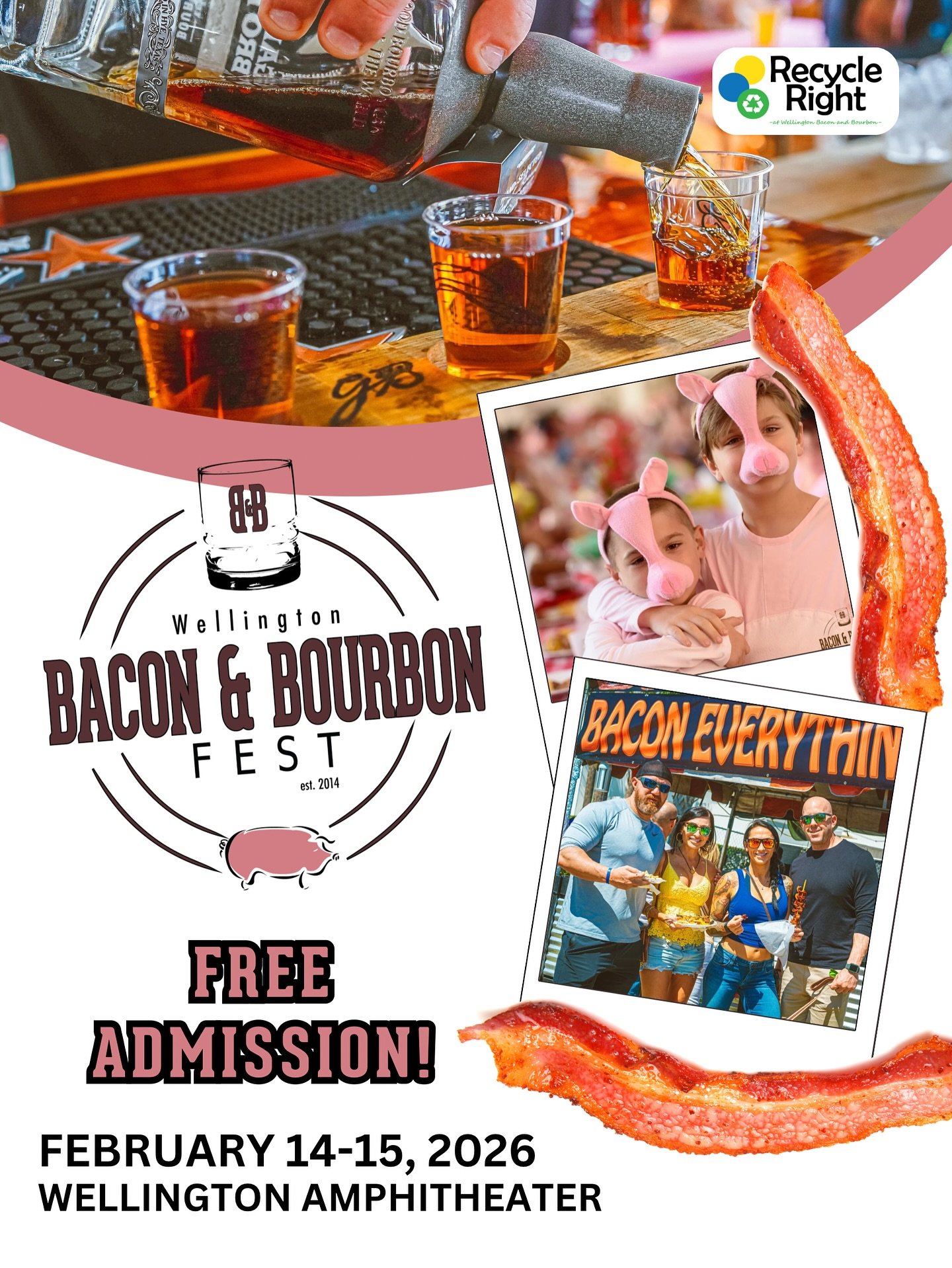 Promo Poster for Bacon and Bourbon Fest