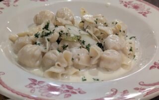 Pear and Cheese Pasta pockets