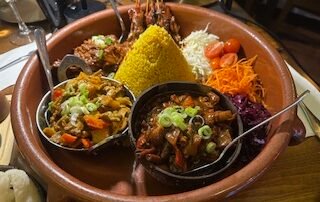 Mixed Bowl of Indonesian cuisine