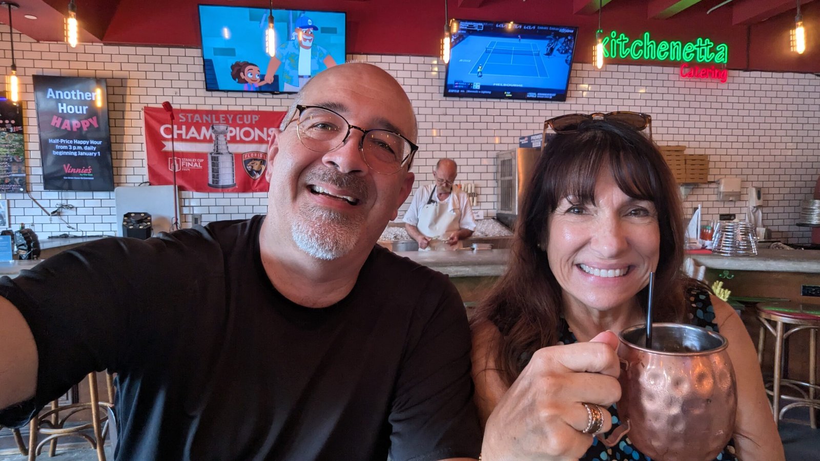 Dan & Doris at the Bar