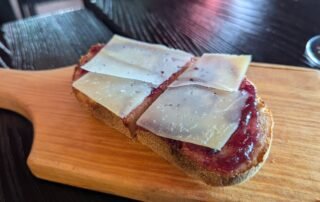 Jam & Manchego Bruschetta