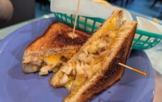 Shrimp and Lobster Grilled Cheese