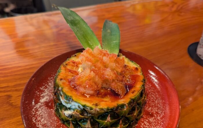 Pineapple Ginger Crème Brûlée