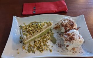 Pistachio Ricotta Cheese cake