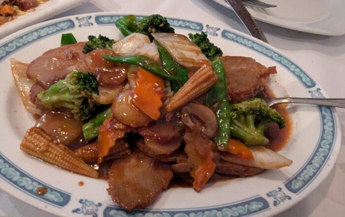 Roast Pork and mixed Veg