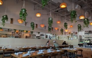 The dining room