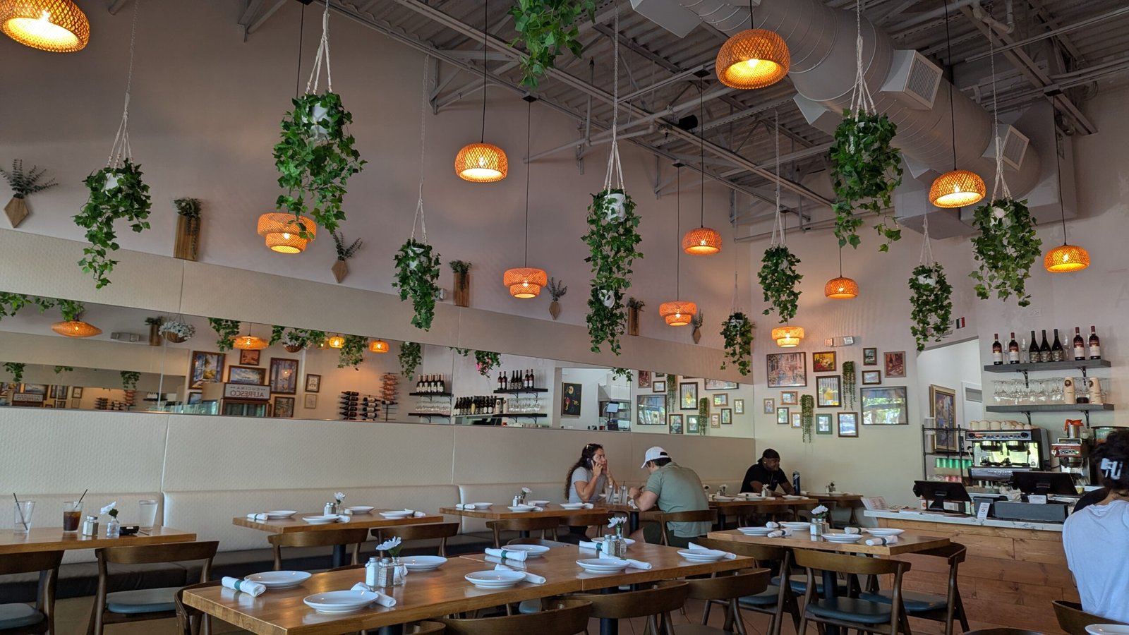 The dining room