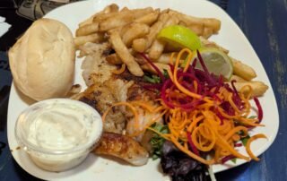 Blackens Grouper with Fries