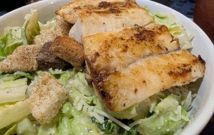 Ceasar Salad with Blacken Cobia